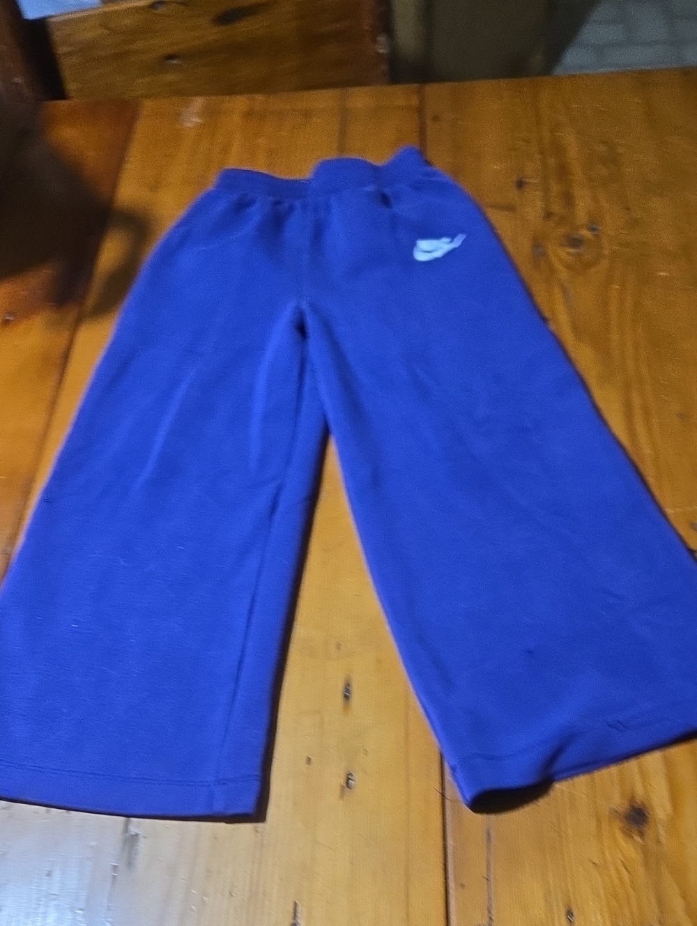 Nike Kids Purple Sz 5-6 Logo Sweatpants